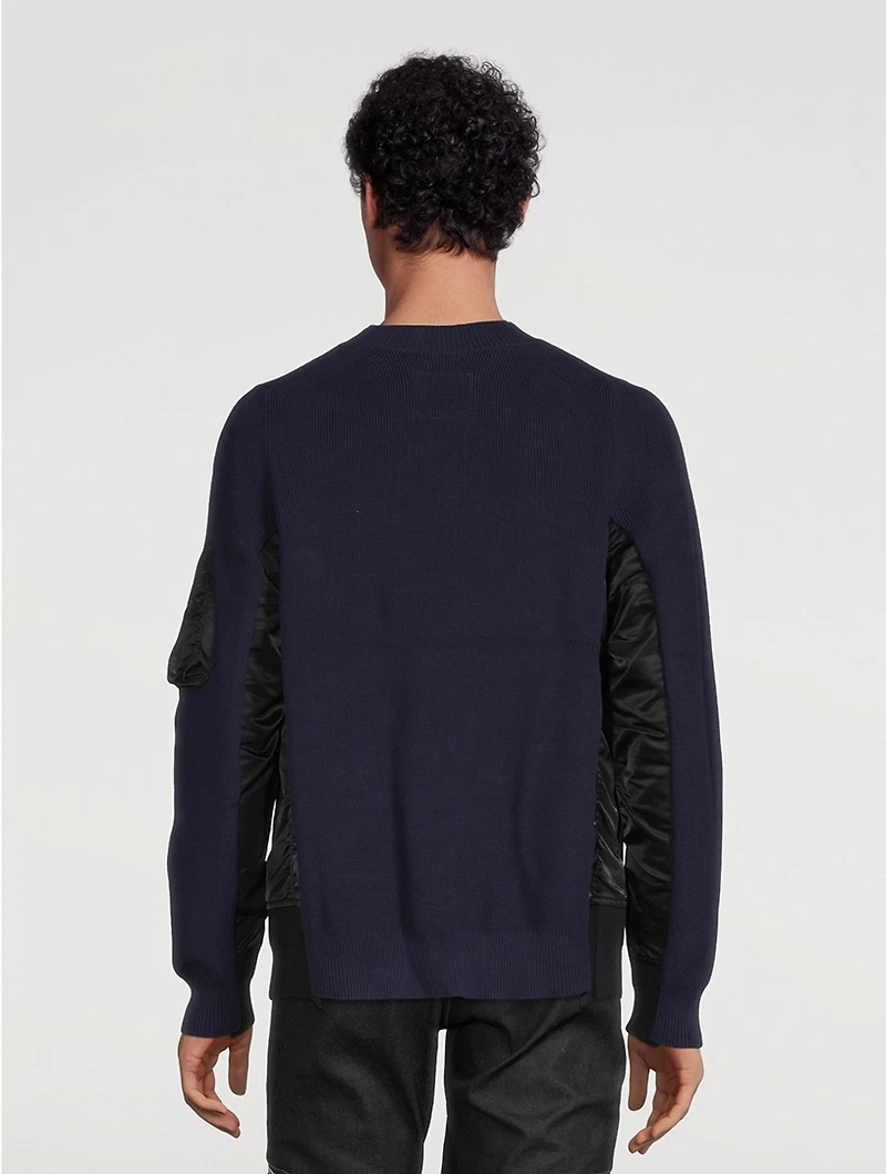 Cotton And Nylon Sweater