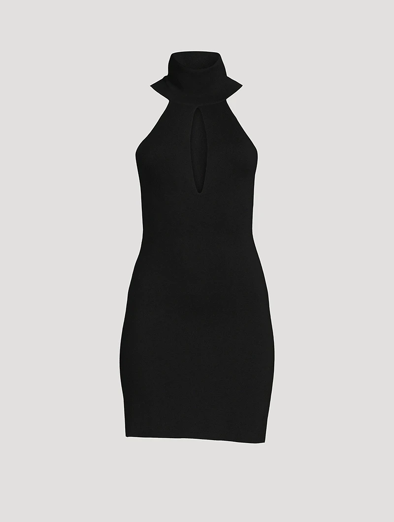 Maioris Keyhole Mini Dress