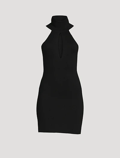 Maioris Keyhole Mini Dress