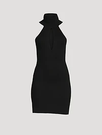 Maioris Keyhole Mini Dress