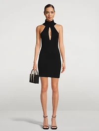 Maioris Keyhole Mini Dress