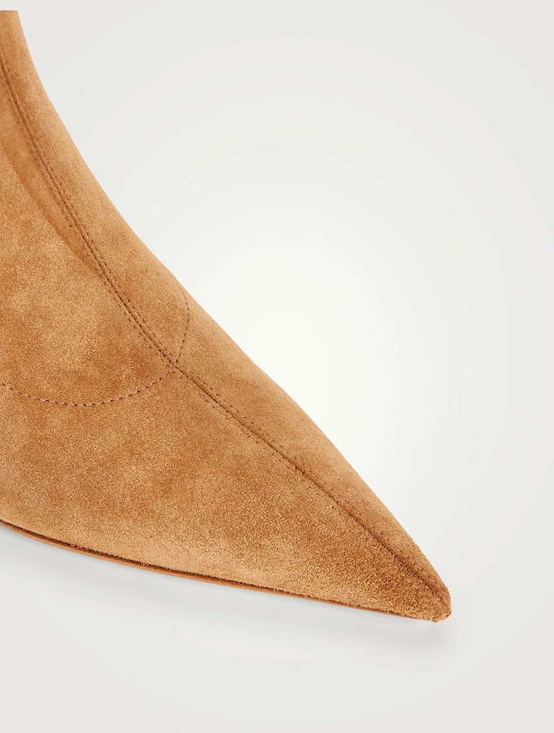 Wanda Suede Wedge Sock Boots