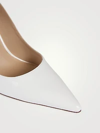 Stuart 100 Scallop Patent Leather Pumps