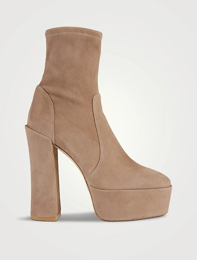 Skyhigh Suede Platform Sock Boots
