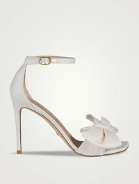 Nudistcurve Loveknot Satin Sandals