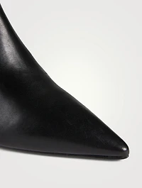 Stuart 85 Leather Wedge Sock Boots