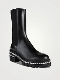 Soho Pearl Leather Chelsea Boots