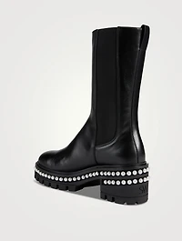 Soho Pearl Leather Chelsea Boots