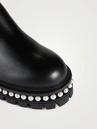 Soho Pearl Leather Chelsea Boots