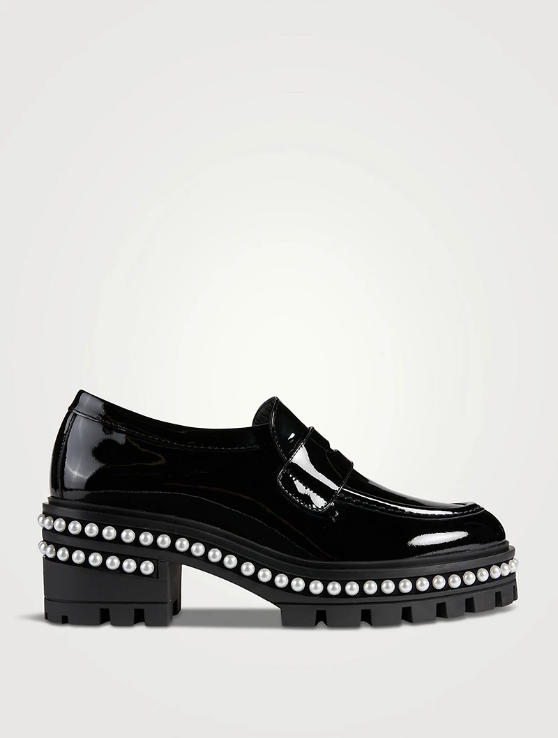 Soho Pearl Patent Leather Loafers