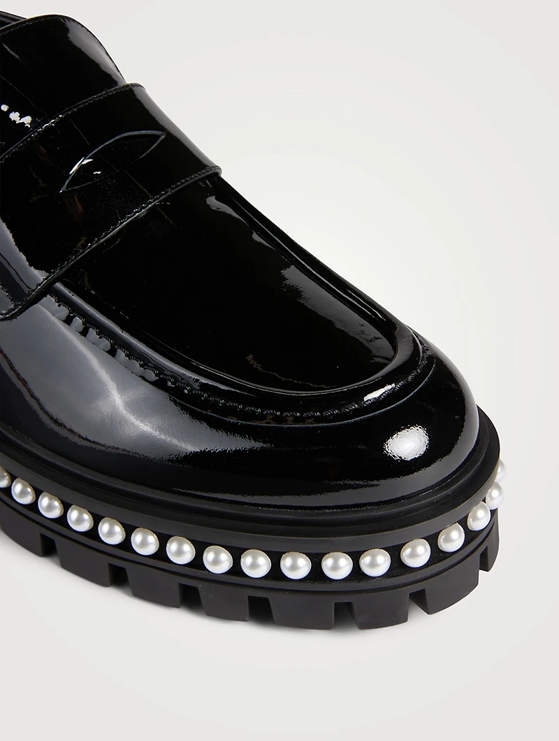 Soho Pearl Patent Leather Loafers