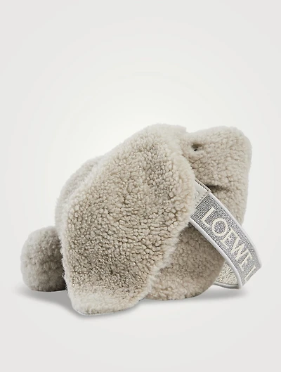 Shearling Bunny Bag