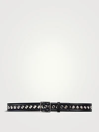 Eyelet Leather Belt