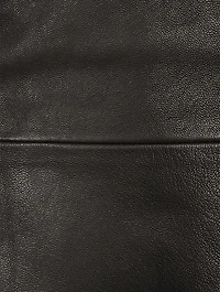 Strapless Leather Mini Dress