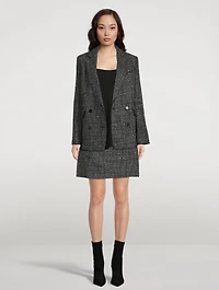 Piazza Tweed Double-Breasted Jacket