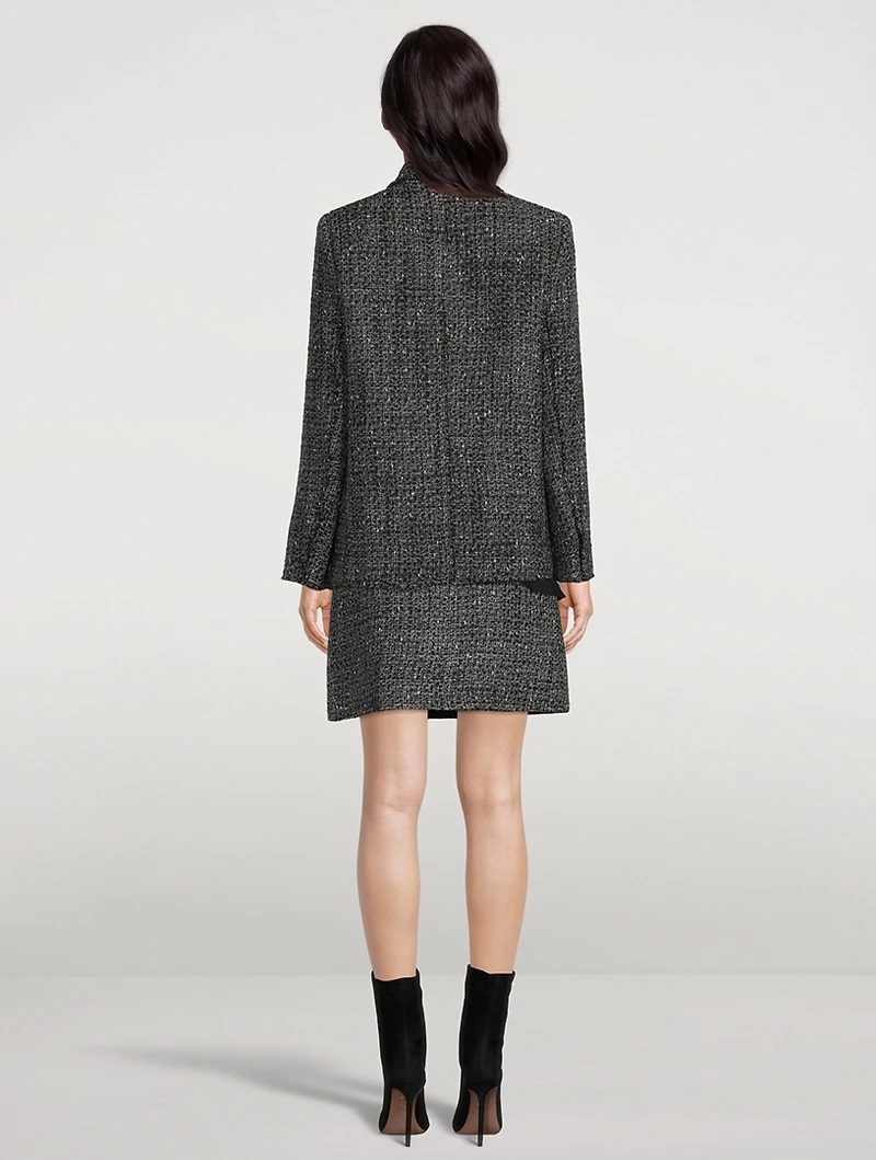 Piazza Tweed Double-Breasted Jacket