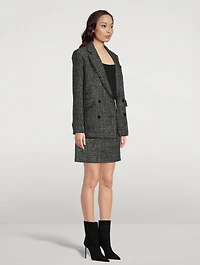 Piazza Tweed Double-Breasted Jacket