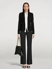 Tie-Waist Silk Georgette Shirt