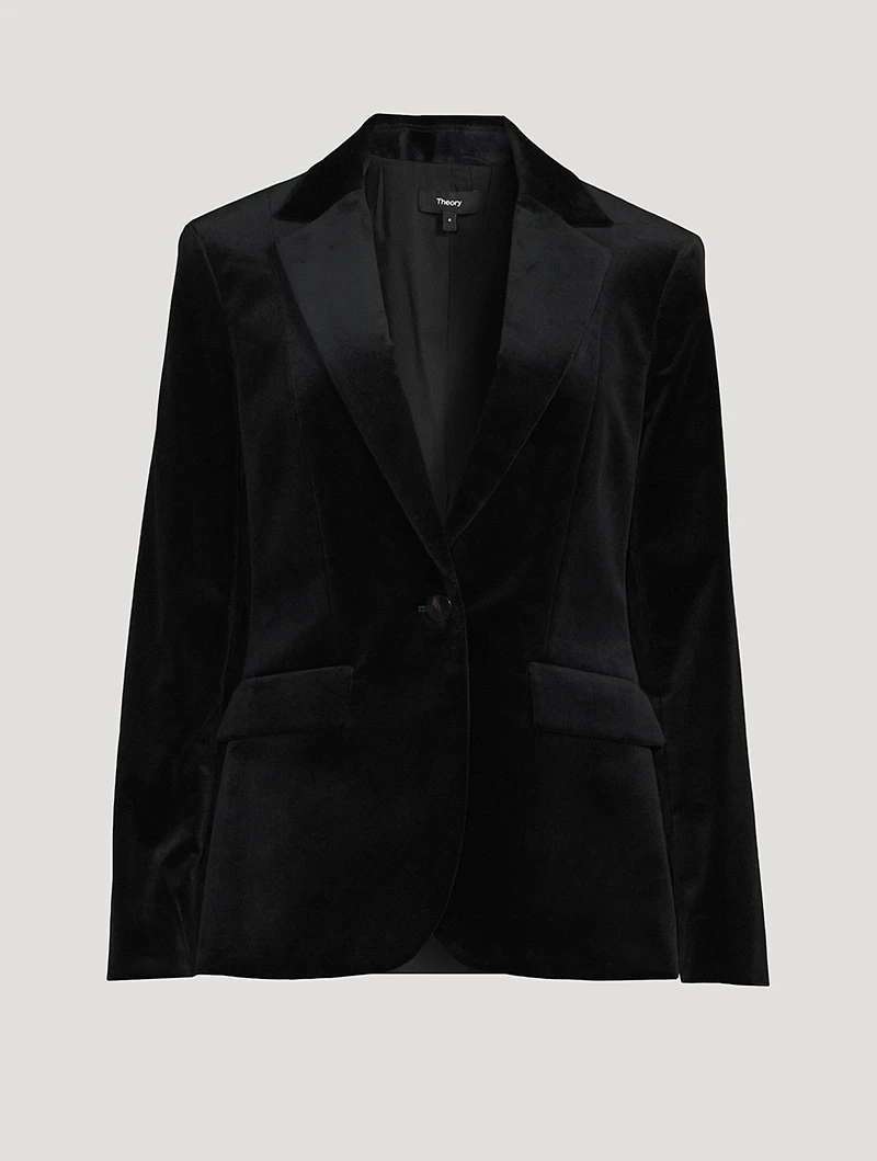 Velvet Riding Blazer