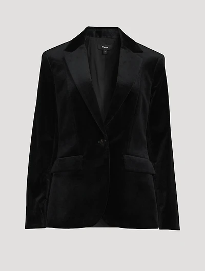 Velvet Riding Blazer