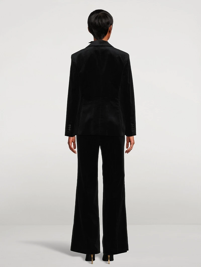 Velvet Riding Blazer