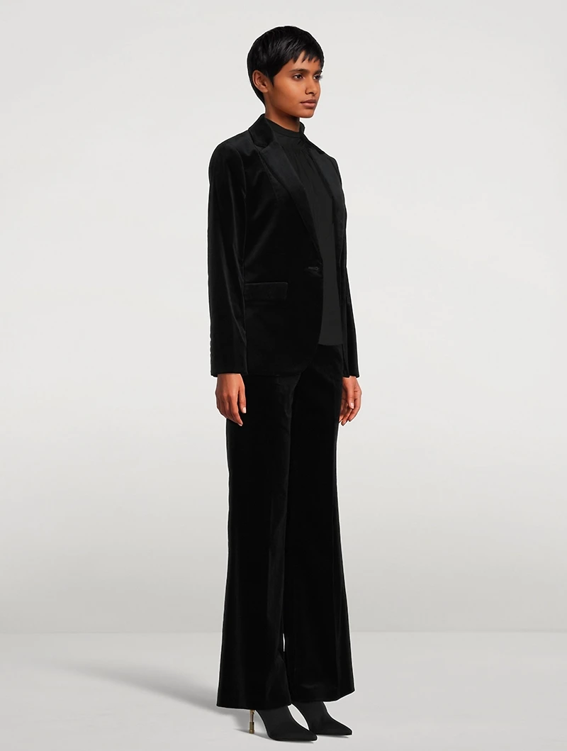 Velvet Riding Blazer