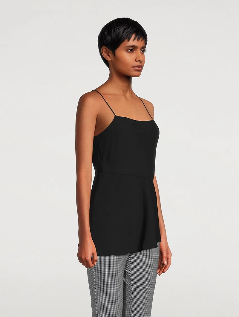 Recycled Georgette Draped Camisole