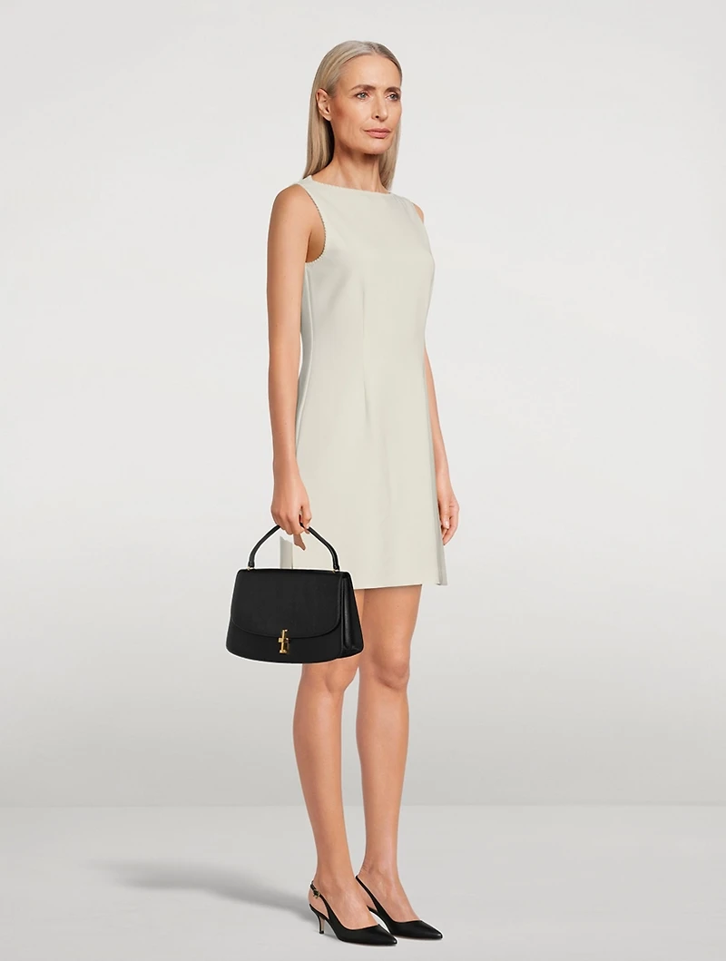 Crepe Shift Dress