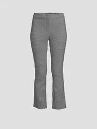Slim Kick Houndstooth Trousers