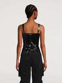 Vinyl Corset Bodysuit