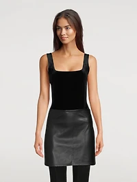 Velvet Tank Bodysuit