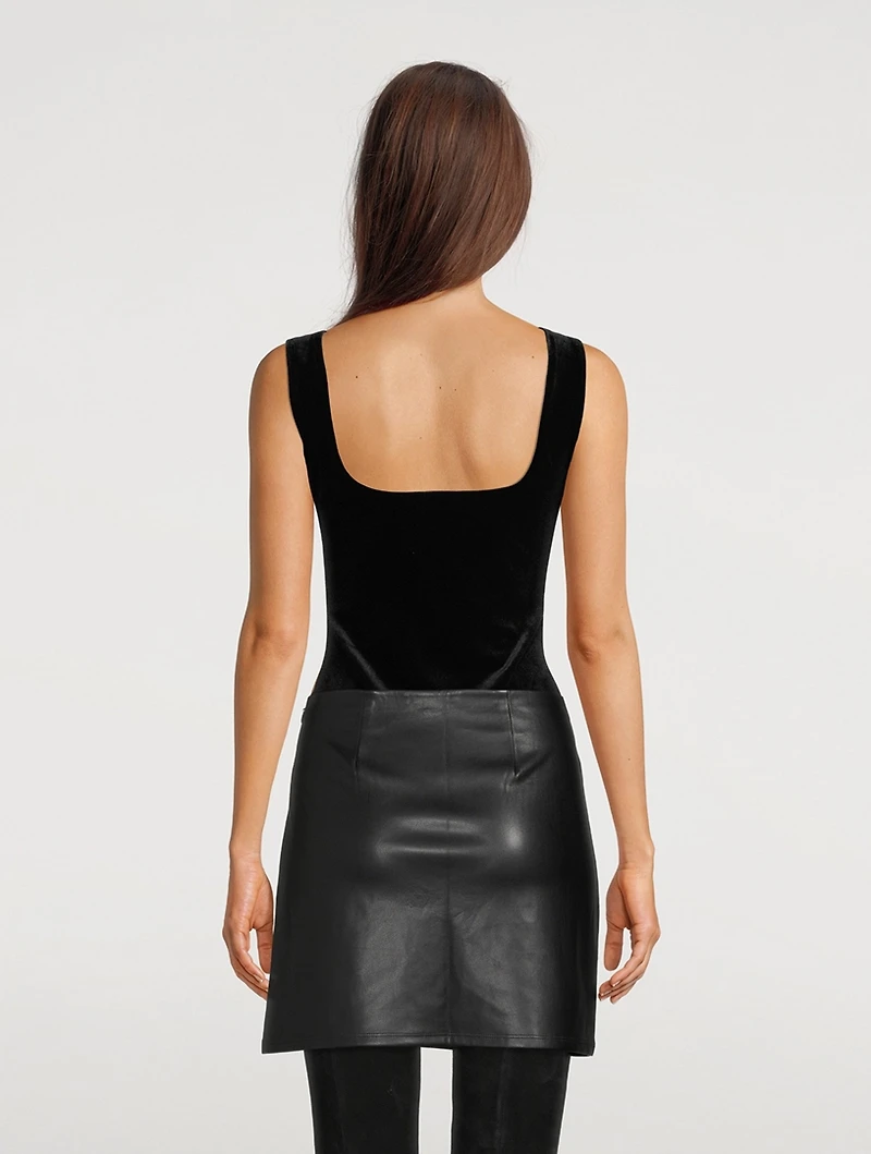 Velvet Tank Bodysuit