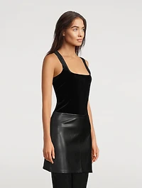 Velvet Tank Bodysuit