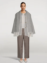 Embroidered Scarf Jacket