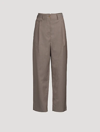Fluid Wool Trousers