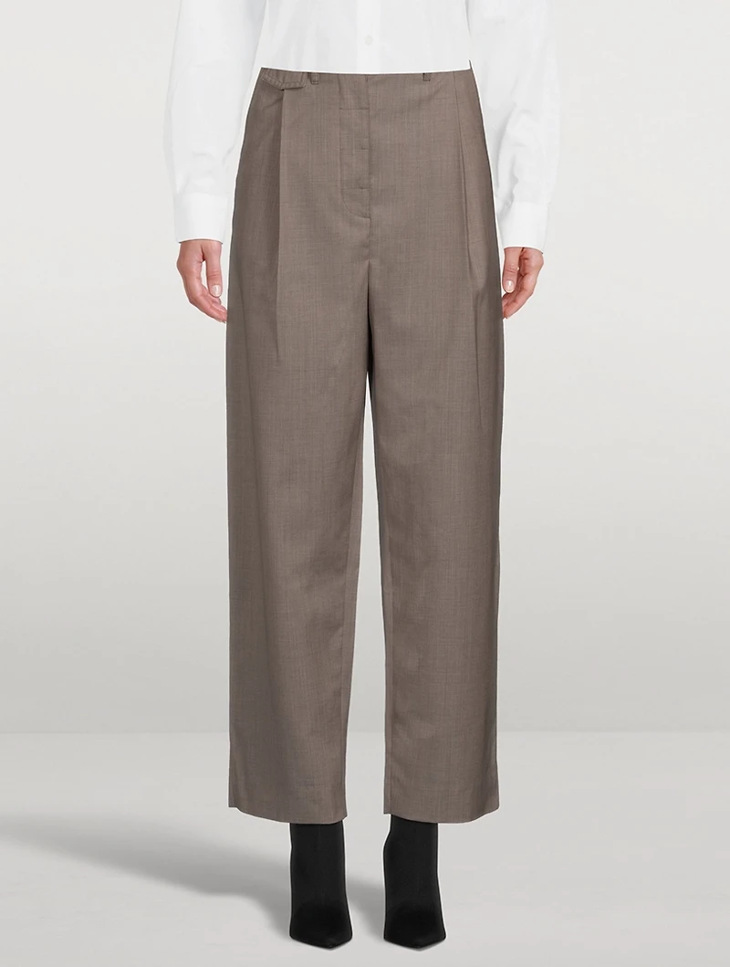 Fluid Wool Trousers