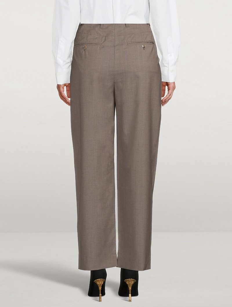 Fluid Wool Trousers