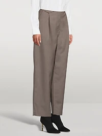 Fluid Wool Trousers