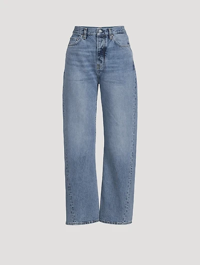 Twisted Seam Straight Jeans