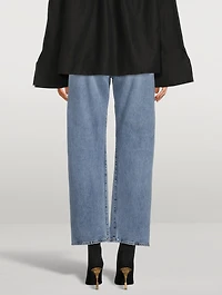 Twisted Seam Straight Jeans
