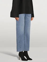 Twisted Seam Straight Jeans