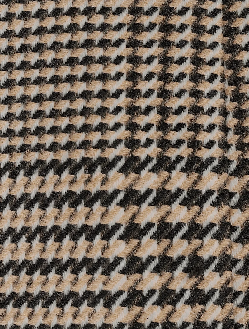 Longline Blazer Check Print
