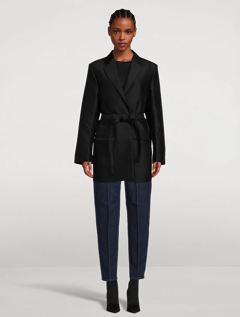 Belted Evening Blazer