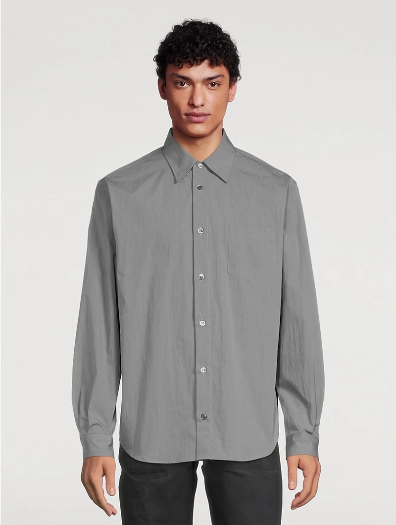 Cloak Cotton And Nylon Oversized Shirt