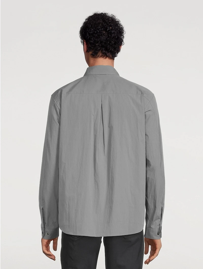 Cloak Cotton And Nylon Oversized Shirt