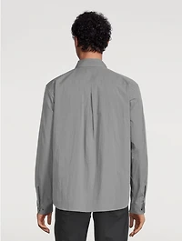 Cloak Cotton And Nylon Oversized Shirt
