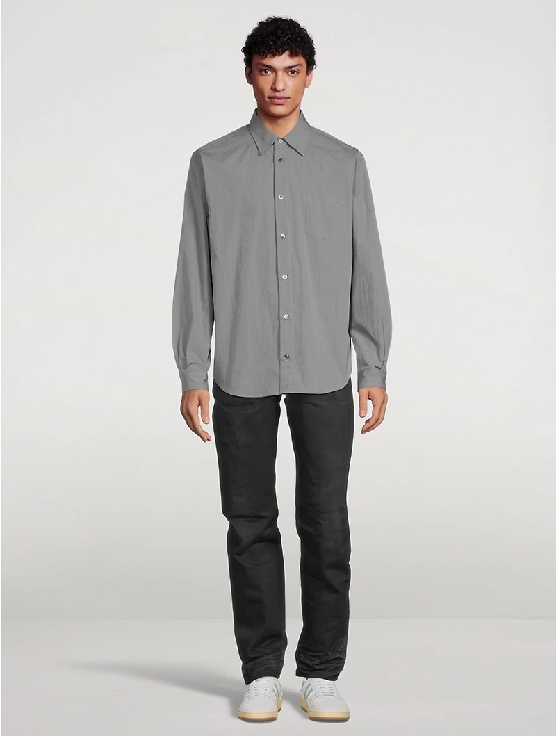 Cloak Cotton And Nylon Oversized Shirt