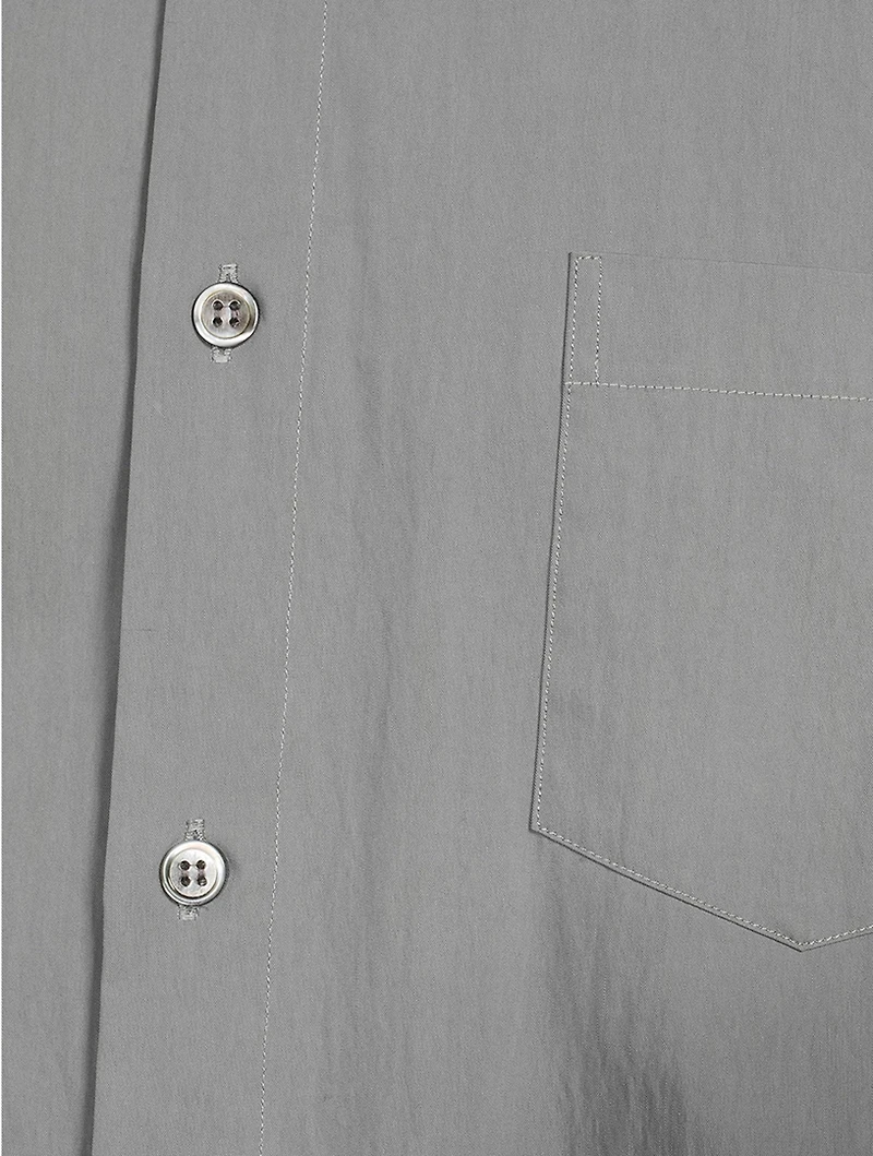 Cloak Cotton And Nylon Oversized Shirt