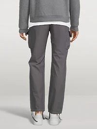 Cotton Cargo Pants With Back Sateen