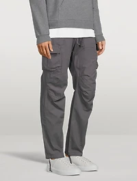 Cotton Cargo Pants With Back Sateen